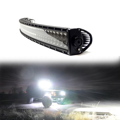 Barra de LED Curva 288W 96 LEDS 12/24V com iluminação panorâmica