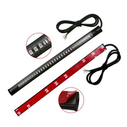 Barra Led Moto Universal  Freio/Pisca/Lanterna 12V 20cm