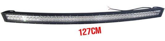 Barra LED Curva 96 CREE 288W 6000K Off Road 127cm Bivolt (medidas: 127cm x 10cm x 8,55cm)