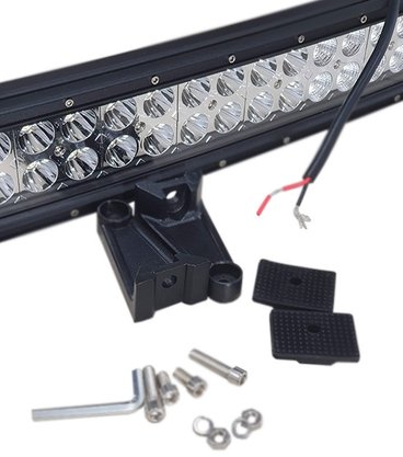Barra LED Curva 96 CREE 288W 6000K Off Road 127cm Bivolt (medidas: 127cm x 10cm x 8,55cm)