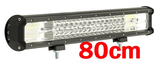 Barra Off Road 144 Leds SMD 432W Bivolt 6000K (L:79cm x A:6,5cm x P:6cm)