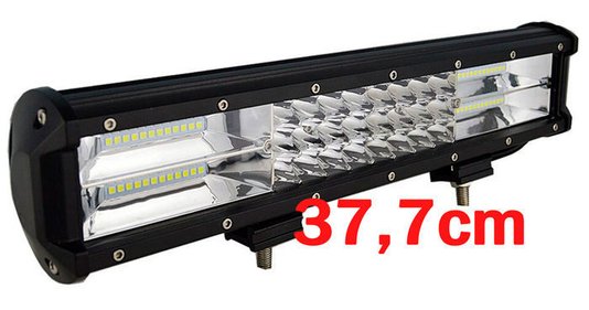 Barra Off Road 72 Leds SMD 216W Bivolt 6000K (L:37,7cm x A:8,4cm x P:6,5cm)