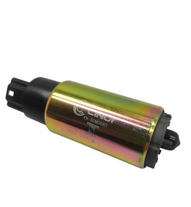 Bomba de Combustível Corpo Dourado 12V Corrente 5.2A Pressão 3,8 BAR Vazão 100L/H Cinoy (APLICAÇÃO: Fiat, Ford, GM, Renault, Volkswagen)