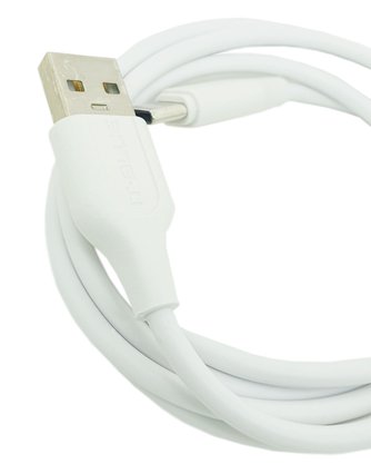Cabo USB Tipo C 3.1A 1 Metro Comprimento Branco