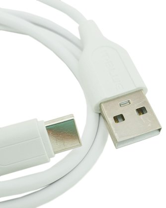 Cabo USB Tipo C 3.1A 1 Metro Comprimento Branco