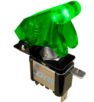 CHA-TC-LED - Chave Tipo Caça Comutadora DNI 12V a 250V ON/OFF Carga Máx 400W Led