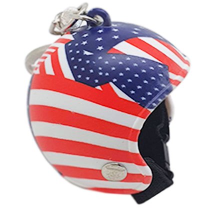 Chaveiro Capacete Bandeira Americana