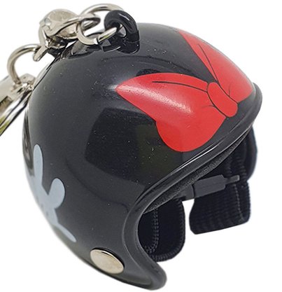 Chaveiro Capacete Cartoon Minnie