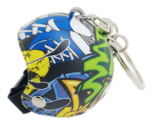 Chaveiro Capacete Grafitado