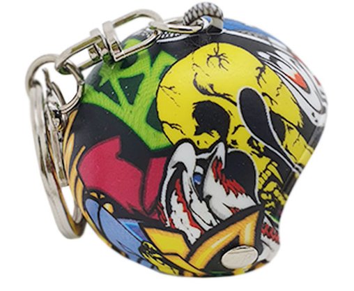 Chaveiro Capacete Grafitado