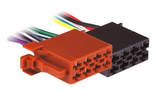 Chicote femea 15cm de fio 8 Vias 12 fios Sony/Blaupunkt/Fic