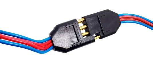 Chicote para Alto Falante 4 vias Fio 2.5mm