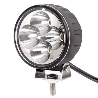 Farol Auxiliar 4 Led 12W 10-30V Cinoy (Diâmetro 8cm)