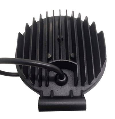 Farol Spot OFF ROAD 14 Leds 42W 4D BIVOLT Amarelo (diametro 11,4cm, espessura 4cm)