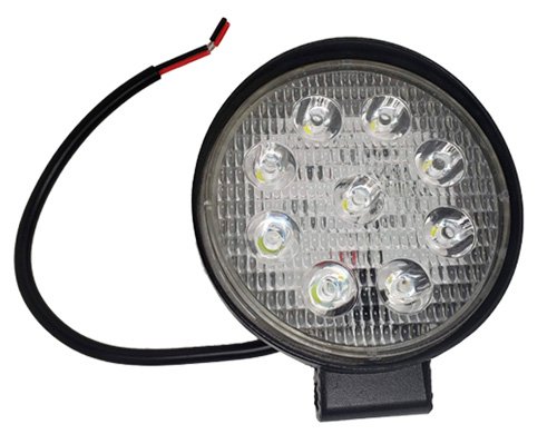 Farol SPOT OFF ROAD 9 Leds 27W Bivolt (diametro 11,4cm espessura 2,5cm) Standard