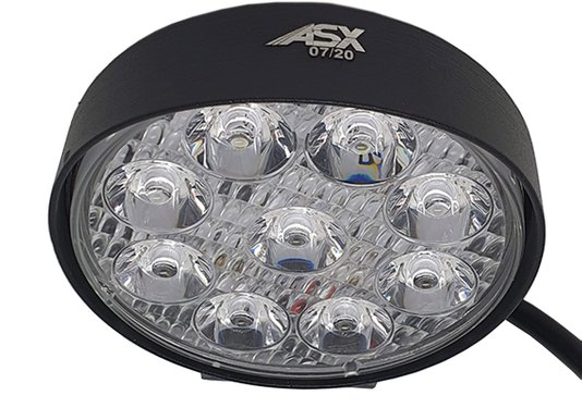 Farol Spot OFF ROAD 9 Leds 27W Bivolt (diametro 9cm)