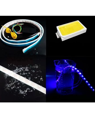 Fita Porta Malas 72 5050 LED SMD 12V 120cm IP68 (Re, Pisca, Alerta e Freio)