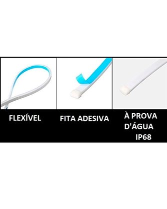 Fita Porta Malas 72 5050 LED SMD 12V 120cm IP68 (Re, Pisca, Alerta e Freio)