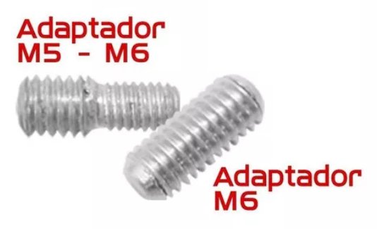 Haste Antena Universal c/ Adaptador M5 e M6 20cm Preta