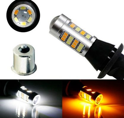 Kit LED DRL c/ Função Pisca 20W 12V