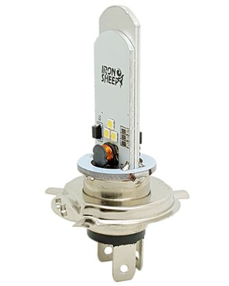 Lampada LED H4 moto 3/6W Corrente Continua e Alternada 8000K