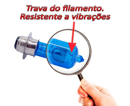 Lampada Super Branca M5 12V 35/35W Resistente Vibrações - Torati