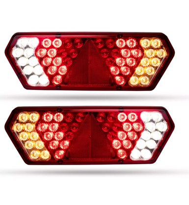 Lanterna Traseira Guerra Led Bivolt Lado Direito ASX (45cm X 15,5cm)