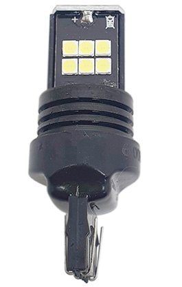 Led T20 15 SMD Branco 2 polos 12V