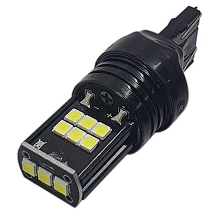 Led T20 15 SMD Branco 2 polos 12V
