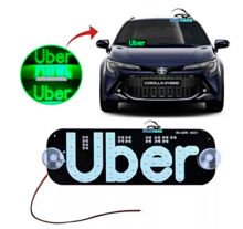 LETUBER - LETREIRO PLACA UBER