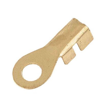 Olhal Latão 3/16 diâmetro cabo: 1,0 a 2,5 mm² (F5)