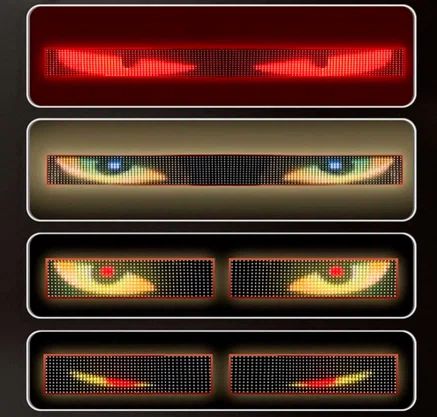 Painel Led Flexivel Cabo USB 4,5m Bluetooth, APP, Controle Remoto 5V (12 x 60cm)