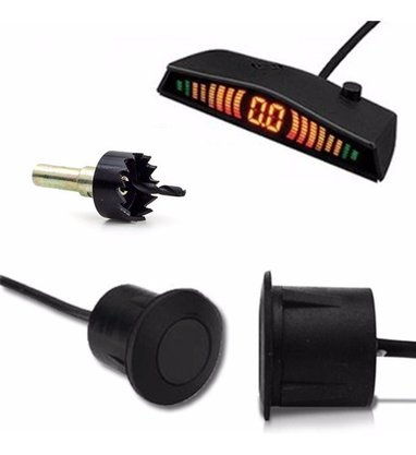 Sensor Estacionamento 4 Pontos Emborrachado Cinoy
