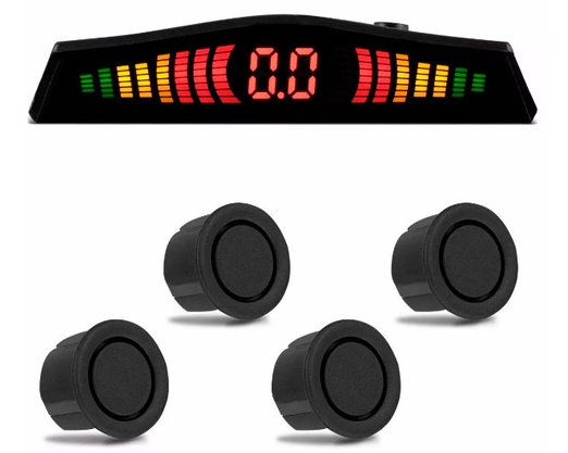Sensor Estacionamento 4 Pontos Emborrachado Cinoy