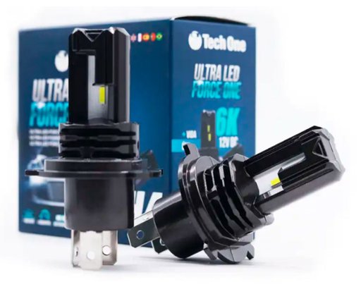 Super Led Ultra Force One H4 6000K 8200 Lumens Led CSP 12V T1