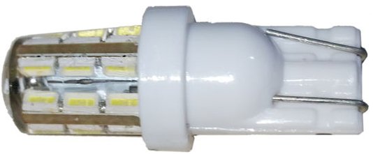 T10 24 3014 Silicone Branco 12V (base plastica)