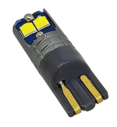 T10 6 CREE s/ Polaridade Branco 12V