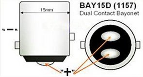 T233/T237 - Led 67/1034 8 5050 SMD 2 polos 24V