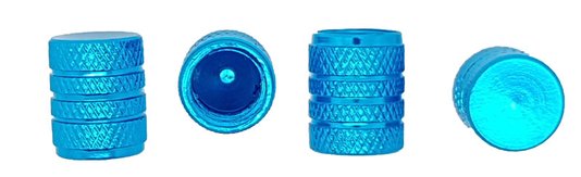 Tampa Bico Ventil Azul Texturizada