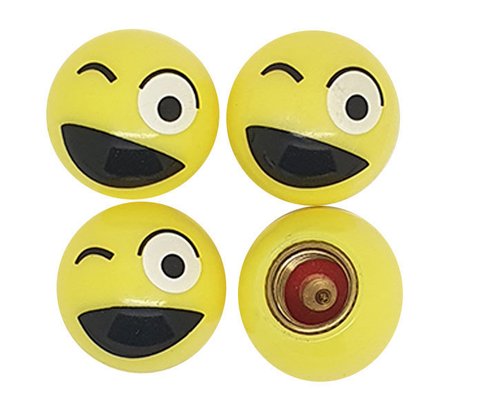 Tampa Bico Ventil Emoji Piscando