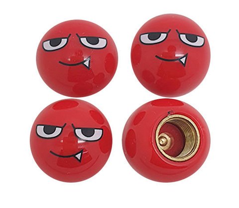 Tampa Bico Ventil Emoji Vampiro