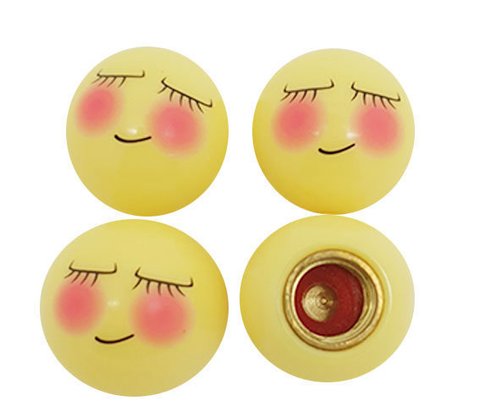 Tampa Bico Ventil Emoji Vergonha