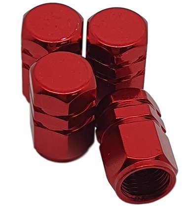 Tampa Bico Ventil Vermelha Hexagonal
