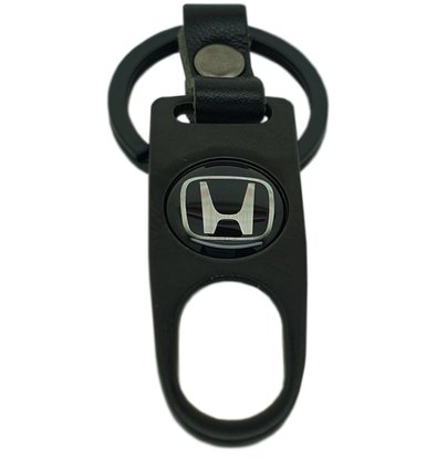 Tampa de Válvula/Bico/Ventil Honda Preta c/ Chaveiro