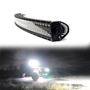 Barra LED Curva 96 CREE 288W 6000K Off Road 127cm Bivolt (medidas: 127cm x 10cm x 8,55cm)