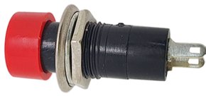 Chave Botão Liga/Desliga 3/6A 120/250V Vermelha