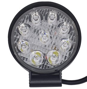 Farol Spot OFF ROAD 9 Leds 27W Bivolt (diametro 9cm)
