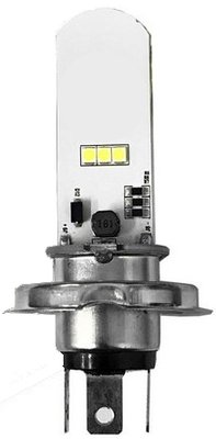 Lampada LED H4 moto 3/6W Corrente Continua e Alternada 8000K