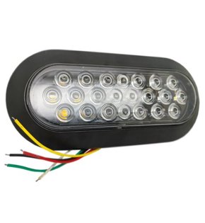 Lanterna Traseira Universal Multifunções (Freio, Farolete, Seta e Ré) Bivolt ASX Carretinha, reboques e outros (19,5 x 9)