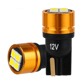 Led T10 4 3030 SMD 12V Branco (terminal reforçado)